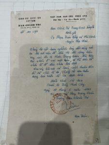 13. Thư của BCH Trung đoàn sông lô_năm 1949