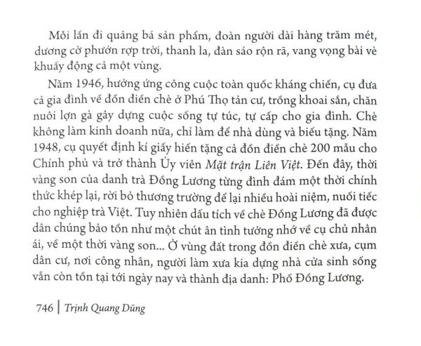 Trích sách "Văn minh trà Việt" của tác giả Trịnh Quang Dũng
